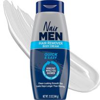 Nair Men Hair Removal Body Cream for Men Fast and Easy gray