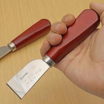 Leather Skiving Knife Cutting Knife With Wooden Handle Leather Skiver For Diy Leathercraft Working Tool ruda