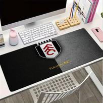Fulham Futbolo Klubo Logotipas Pelės Padas, Žaidimų Pelės Padas, Klaviatūros Padas, Stalo Dekoras kompiuteriui nešiojamam kompiuteriui Gerbėjui Dovana Gimtadienio Dovana 30cmx60cm（11.8x23.6inch）
