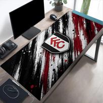 Fulham Futbolo Klubo Logotipas Pelės Padas, Žaidimų Pelės Padas, Klaviatūros Padas, Stalo Dekoras kompiuteriui nešiojamam kompiuteriui Gerbėjui Dovana Gimtadienio Dovana 30cmx60cm（11.8x23.6inch）