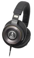 Audio-Technica ATH-WS1100 SOLID BASS Over-Ear Headphones, Hi-Res Audio, No Mic juoda