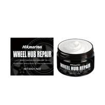 Wheel Hub Repair Paste for Scratches, Car Alloy Rim Scratch Remover Polish Wax, Deep Scratch Fix Refurbishment Kit, No Damage To Hub Surface 50g black