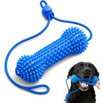 Dual-Action Canine Dental Prop, Dog Dental Chew Toy for Teeth Cleaning Brushing, Reusable Dental Chews for Dogs 2pcs