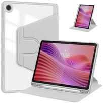 For Lenovo Tab 10.1 Case TB311FU Acrylic 360 Rotating Stand Tablet Funda Lenovo Tab K10 2nd Gen TB311XU 10.1inch shell Kids Lenovo Tab 10.1 2025 pink