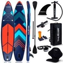 Planche of Paddle THUNDER STRIPES 320 cm | Inflatable | Antid rapante | Sac Dos | Accessoires Complets | Kit of R paration