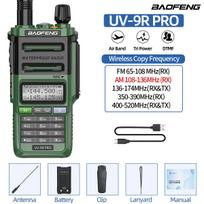 Baofeng UV-9R PRO Racija IP68 Atspari Vandeniui Viso Dažnių Juosta Belaidžio Dažnio Kopijavimo 128CH AM FM Tipo C Ilgo Nuotolio Dvipusis Radijo Ryšys US