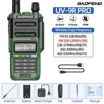 Baofeng UV-9R PRO Racija IP68 Atspari Vandeniui Viso Dažnių Juosta Belaidžio Dažnio Kopijavimo 128CH AM FM Tipo C Ilgo Nuotolio Dvipusis Radijo Ryšys US