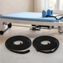 2 Pieces Pilates Reformer Replacement Rope Braided Heavy Duty Equipment for gray