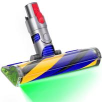 Atnaujinta LED minkšta šluotos galvutė „Dyson V7 V8 V10 Cyclone V11 Animal V15 Detect“ dulkių siurbliui gray