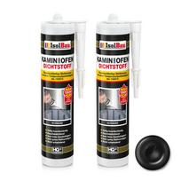 IsolBau Židinio Silikonas 1500°C Krosnies Sandariklis 2 x 300ml