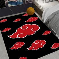 Anime Theme Carpet Various Style Somersault Cloud Sharingan Pattern Non Slip Rug Living Room Bedroom Decor 50cmx80cm