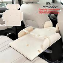 Automobilio kūdikių pervystymo stotelė, galinės sėdynės pervystymo kilimėlis, kūdikio pervystymo kilimėlis kelionėms automobiliu, lengvas, taupantis nugarą A gray