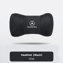 Automobilinės kėdutės zomšinė atminties putplasčio kaklo pagalvėlė galvos atrama Mercedes Benz AMG W205 C300 W203 W206 W108 W124 W126 W140 W168 GLA GLB GLC black