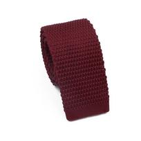 Vyriškas, megztas kaklaraištis, bordo juodas, megztas kaklaraištis, vienspalvis, 6 cm, siauras kaklaraištis, 5 brown