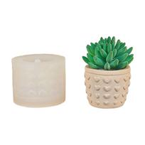 Gėlių vazonų silikoninė forma reljefinis širdies sukulentų augalų vazonas gėlių vazonas gipsas cementas formos DIY sodintuvas žvakidės forma A