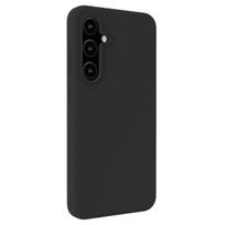 „Evelatus“ „Samsung Galaxy S24 FE“ aukščiausios kokybės magnetinis, minkštas silikoninis dėklas, juodas