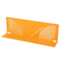 Angle and Arc Marking Tool Multi Functional Linear Arc Scriber Parallel Line Drawing Tool for Metal orange