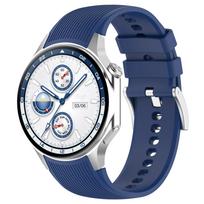 Oficialus silikoninis dirželis OPPO Watch X X2 Sportui, be tarpų, apyrankė, riešo dirželis OnePlus Watch 3/2/2R, dirželio priedai For OnePlus Watch 2 tamsiai mėlyna spalva