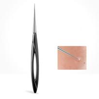 Beauty Tool Whitehead Squeeze Extractor Pore Cleaner Needles Pimples  Removal Tool Blackhead Remover Acne Blemish Needle