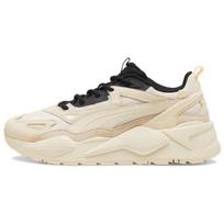 Puma Rs-X Audinys Apvalus priekis Suvarstomi Neslystantys Žemi Gyvenimo Būdo Kėdikiai Unisex Kėdikiai Smėlio Spalvos Juodi 390776-30 42 beige