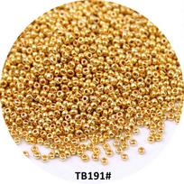 Auksiniai 15/0 japoniški stikliniai karoliukai 1,5 mm vienodi metalinio bronzinio atspalvio apvalūs tarpiniai karoliukai skirti „pasidaryk pats“ papuošalų gamybai, drabužių aksesuarai 1.5mm 1680Pcs brown