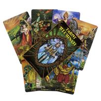 Tarot Illuminati Cards Divination Deck English Versions Edition Oracle Board Playing Table Games for Party black
