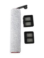 Debris Capture Efficient Cleaning Brush Roller Brush Filters Home Cleaning Tool gray