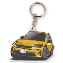 Jeep Centrinis Automobilio Akrilinis Raktų Pakabukas Toyota Licencijuotas Produktas Crown Sports (16-oji karta), geltona (garstyčios) geltona