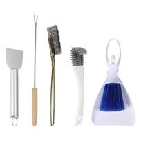 5Pieces Bird Cage Cleaner Kits Stainless Steel Excrement Remover for Parakeets and Small Pet Efficient Cleaning Tools 1 gray