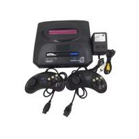 Retro 16 bitų žaidimų konsolė Sega Mega Drive 2 Senamadiška MD žaidimų konsolė(Įtraukite 5 skirtingų rūšių žaidimus) EU gray