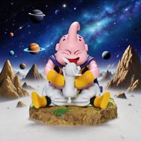 8cm Dragon Ball Majin Buu Anime Figūrėlės Q Versija Figūrėlė Pvc Statula Gk Modelis Žaislai Kolekcionuojamas Dekoras Darbalaukio Dovanos blue