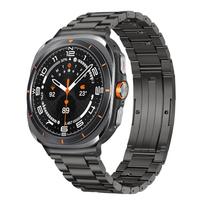 Pure Titanium Watch Strap for SAMSUNG Galaxy Ultra Watch 47mm Band Men Business Accessories for SAMSUNG GALAXY ULTRA 47mm Correa Galaxy Ultra 47mm pilka spalva