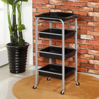 Multi-Layer Hair Salon Trolley for Salon and Barber Tools sidabras