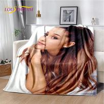 3D Popular Singer Ariana Grande Cat Ari Soft Plush Blanket,Flannel Blanket Throw Blanket for Living Room Bedroom Bed Sofa Picnic 75x90cm gray