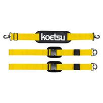 SUP Carrying Strap Adjustable Surfboard Shoulder Strap Stand Up Surf Paddle Board Carrier for Paddleboards Surfboards Longboards geltona