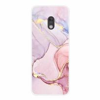 For Nokia 215 4G 2024 Case Marble Painted Soft TPU Phone Cases for Nokia 235 4G 2024 / 220 4G (2024) Clear Bumper Cover Capa New -Nokia 220 4G 2024 white