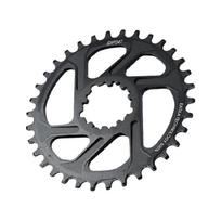 3mm Offset 32T/34T/36T/38T Narrow Wide Chainwheel Chainring Aluminum Alloy Mountain Bicycles Chainring Direct Mounted gray
