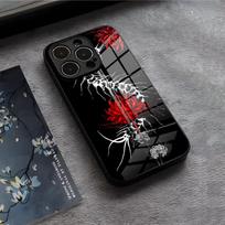 Anime T-Tokyo G-Ghoul Higanbana telefono dėklas IPhone 17 Air 16 E Pro Max 15 14 13 Mini 12 Pro 11 Max Plus juodas stiklinis dangtelis iPhone17 Pro