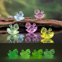 50Pcs Luminous Horse Figures Glowing At Night Action Figure Mini Micro Landscape Miniatures Diy Garden Decoration Gifts 50pcs black