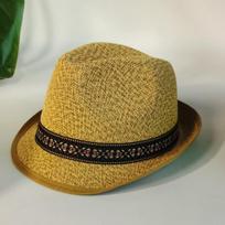 Vyriška vasarinė šiaudinė fedora Kvėpuojantis paplūdimio skrybėlė nuo saulės Rankomis pintas šiaudinis Panama skrybėlė Vintažinio prancūziško Trilby stiliaus Kubietiška kelioninė kepurė M 56-58 beige