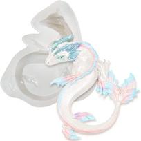 10.2*9*2.5 Cm Sea Serpent Silicone Molds White Epoxy Resin Silicone Molds   Polymer Clay