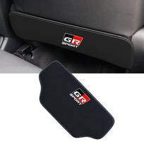 Automobilio nešvarumams atspari sėdynės nugarėlės apsauginė paklotė Anti Kick Pad, skirta Toyota GR Sport Camry Corolla Yaris Hilux Prius RAV4 priedams black