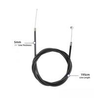 Suitable for Kukirin G4 Electric Scooter Brake Cable 195cm Front and Rear Brake Cable Original Accessories Rear brake line black