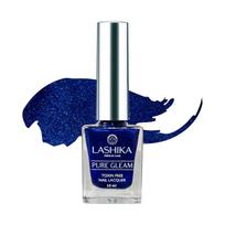 @ Lashika Pure Gleam Nail Lacquer Polish With Glossy Shine 10ml UKR1629_60%OFF blue