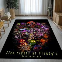 Siaubo Freddy F-FNAF Žaidimai Svetainės Neslystantis Kilimas Minkštas Kilimas Miegamojo Vaikų Žaidimų Kambario Sofos, Namų Dekoras Durų Kilimėlis Dovana 40x60cm gray