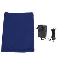 12V atsparus vandeniui augintinio šildymo kilimėlis 40x30cm Elektrinis šildytuvas Šiluminis kilimėlis Šunims Katėms Atsparus kandžiojimui laidas 100-240V tamsiai mėlyna spalva
