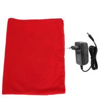 12V atsparus vandeniui augintinio šildymo kilimėlis 40x30cm Elektrinis šildytuvas Šiluminis kilimėlis Šunims Katėms Atsparus kandžiojimui laidas 100-240V raudona