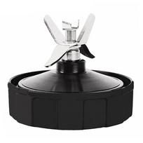 Blender Replacement Parts 7 Fins Extractor Blade Assembly Flat / Flip Seal Lid Rubber Gasket Cup for Nutri Ninja Blender gray