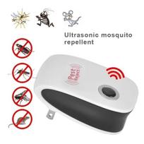 3 VNT Galingas ultragarsinis kenkėjų atbaidytuvas Saugus elektroninis vabzdžių kontrolierius Veiksmingas prieš uodus, žiurkes, tarakonus, šeimos kenkėjus (as the picture,100V-240V EU Plug) white