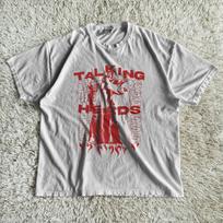 Talking Heads Tee 80s New Wave Concert Shirt White Cotton T-shirt L gray